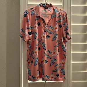 Bad Birdie Tropical Golf Polo M